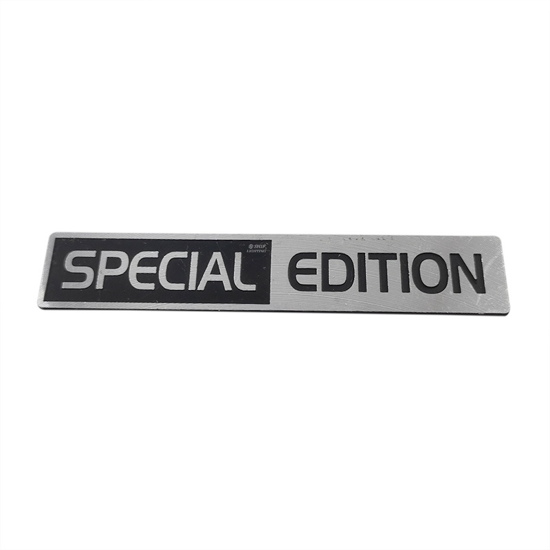 1pc Stiker Emblem / Badge Logo Mobil Universal Edisi Spesial Bahan Metal