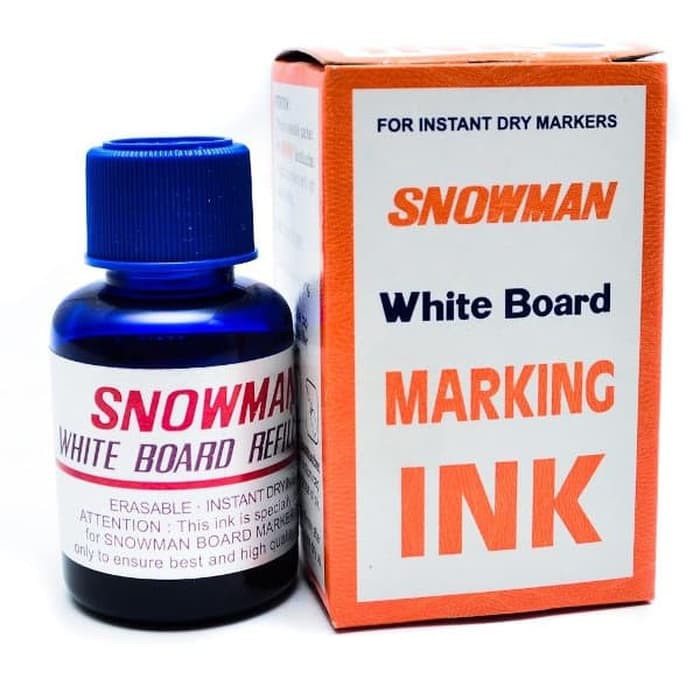 

Unik Refill Tinta Spidol Whiteboard marker Snowman Isi Ulang Tinta Snowman Murah