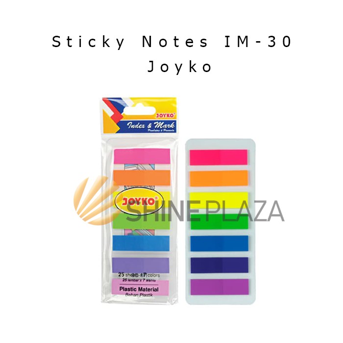 

Unik Memo Sticky Notes Joyko IM-30 Berkualitas