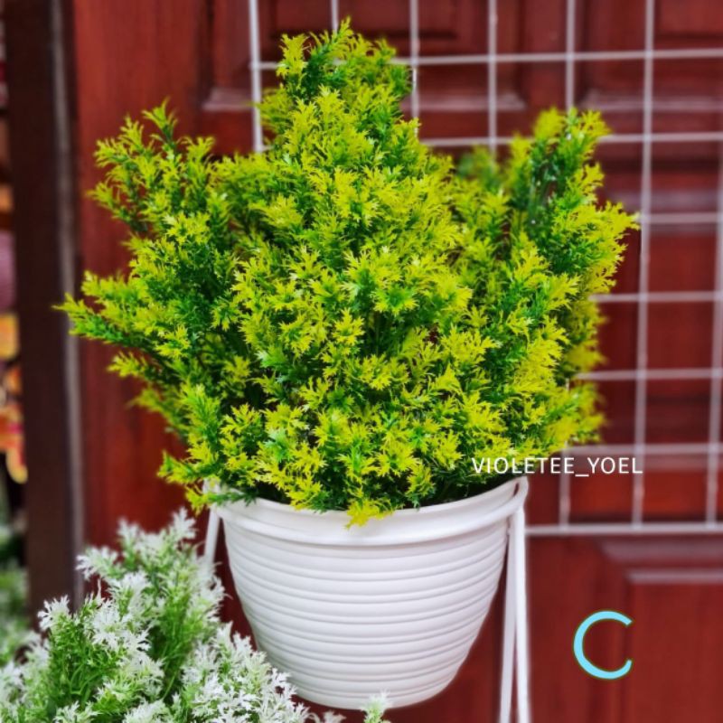 Pot Jumbo Tawon dan Daun Artificial
