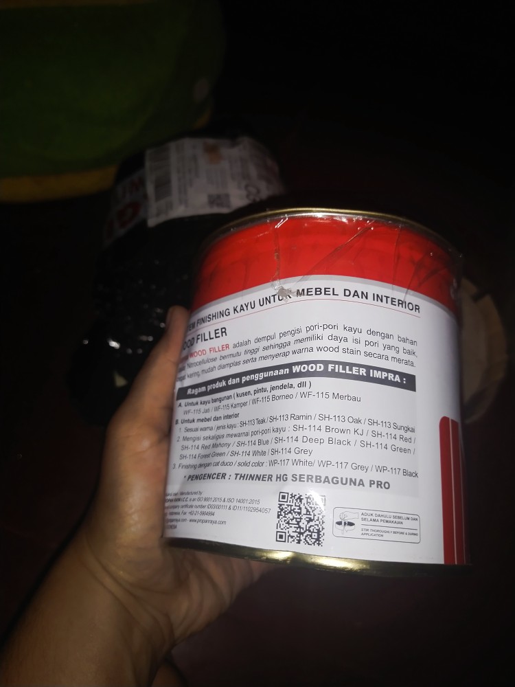 Dempul Kayu Impra Wood Filler 1 Kg