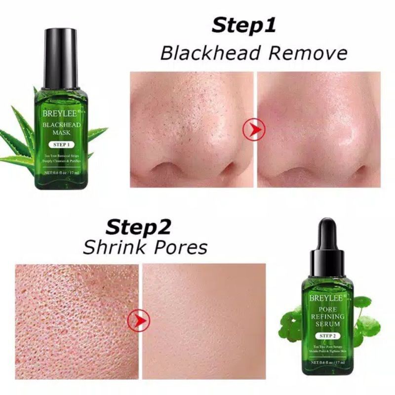 Breylee Serum Blackhead Step 1 + Step 2