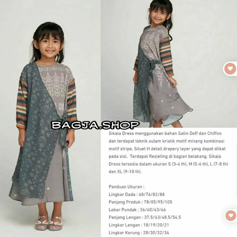 READY Sikala Dress RM Kids Ria Miranda Raya 2022