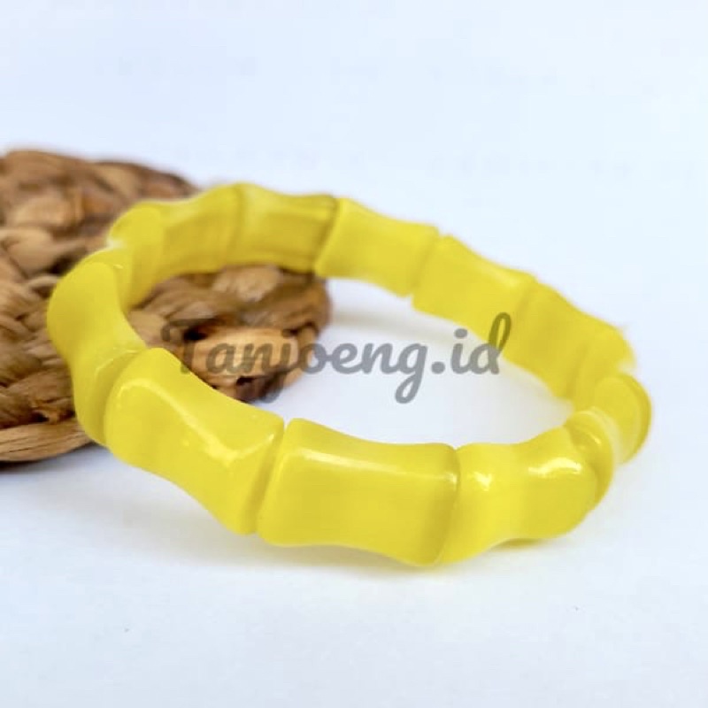 Gelang Batu Alam Cat Eye Mata Kucing Model Tulang Gelang Pria dan Wanita Gelang Batu Alam