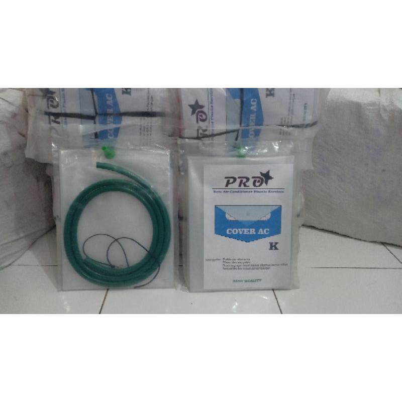 PELASTIK CUCI AC TEBALCOVER CUCI AC UNTUK  12 PK 34PK 1PK 112 PK BONUS SELANG 2 METER MEREK PRO