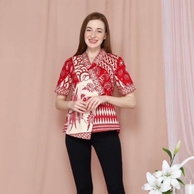 Atasan batik 267 HT/ Blouse Batik Wanita Modern