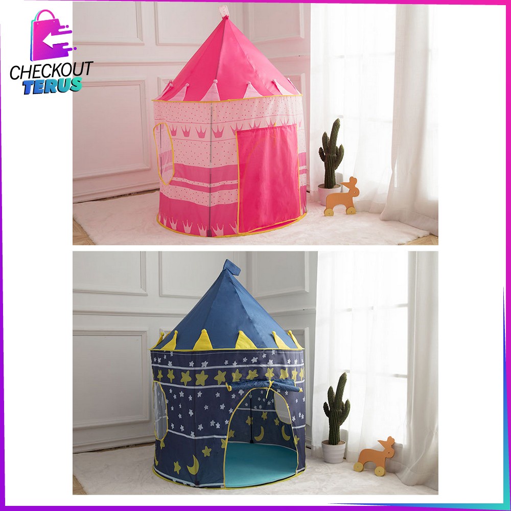 CT M128 M129 Tenda Mainan Anak Model Rumah Tenda Castle Anak Mainan Rumah Rumahan Tenda Anak Rumah Anak