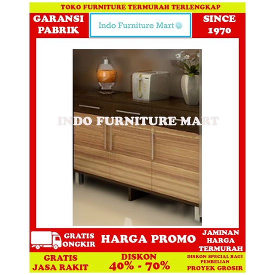 Kitchen Set Minimalis Lemari Dapur Set Bawah Sucitra Kcb 833 1