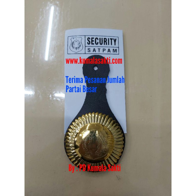 Tanda Jabatan Satpam Security-Rompi Topi Jaring Satpam Security-Sabuk Kopel Kaos Satpam Security-Tas