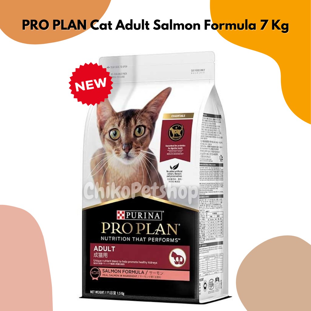 [KHUSUS EKSPEDISI] PRO PLAN Cat Adult Salmon Formula Makanan Kucing 7 kg