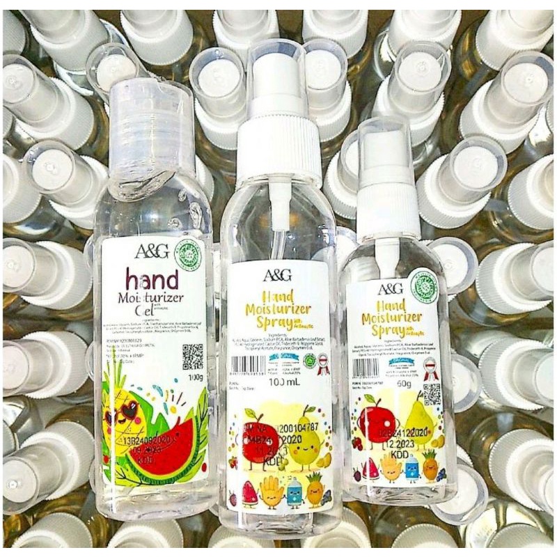 HandSanitizer A&amp;G 100 spray 100 gel / Hand sanitizer A&amp;G 60 spray / HS 100 spray