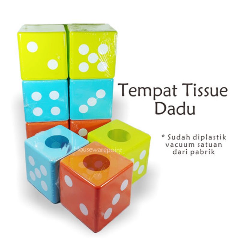 TEMPAT TISUE DADU / KOTAK TISUE KECIL DADU