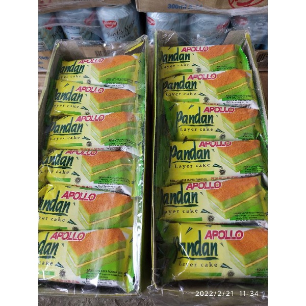

Cemilan Apollo bolu jadul isi 24