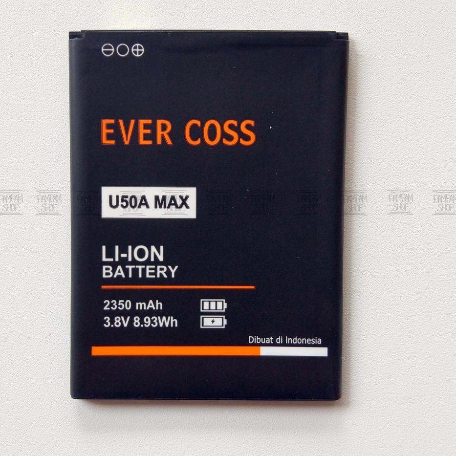 ASZ5-8RL4N Baterai Evercoss U50A MAX Double Power Batre Batrai Battery HP Dual U 50 Evercross Cross 