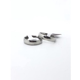 TERBARU CINCIN EPOXY/CINCIN TITANIUM MINI SILVER POLOS WANITA,PRIA,ANAK,COPLE