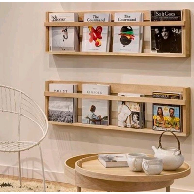 rak buku tempel/rak buku minimalis/rak dinding