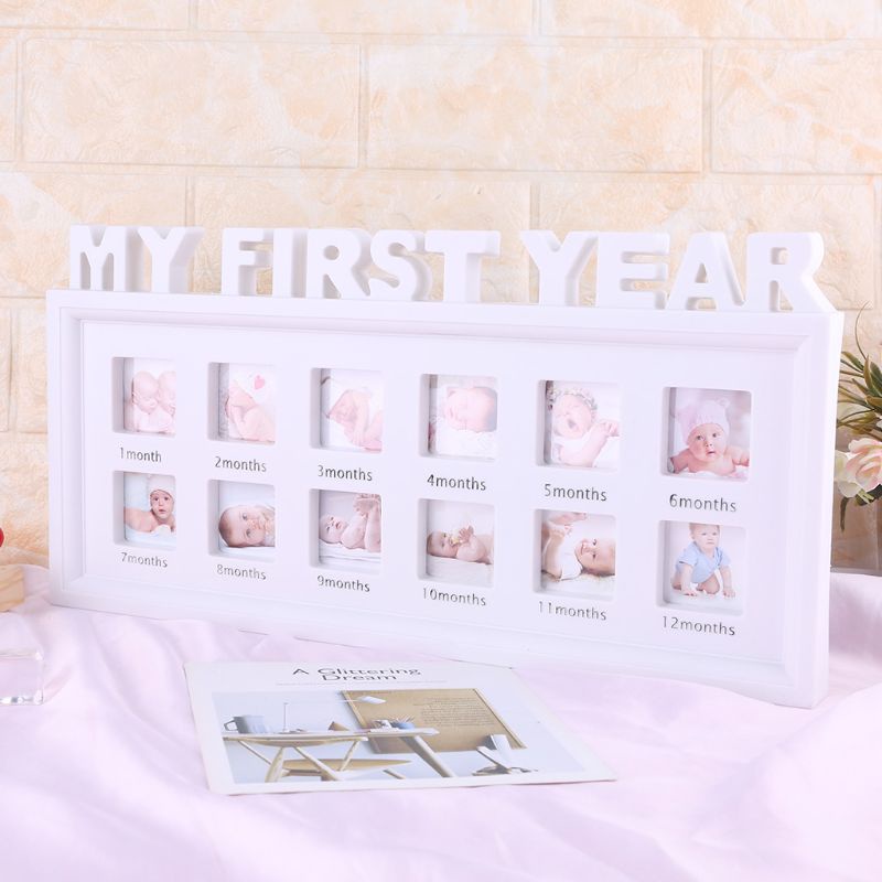 Mary Bingkai Foto Bayi 0-12 Bulan Bahan Plastik Untuk Souvenir