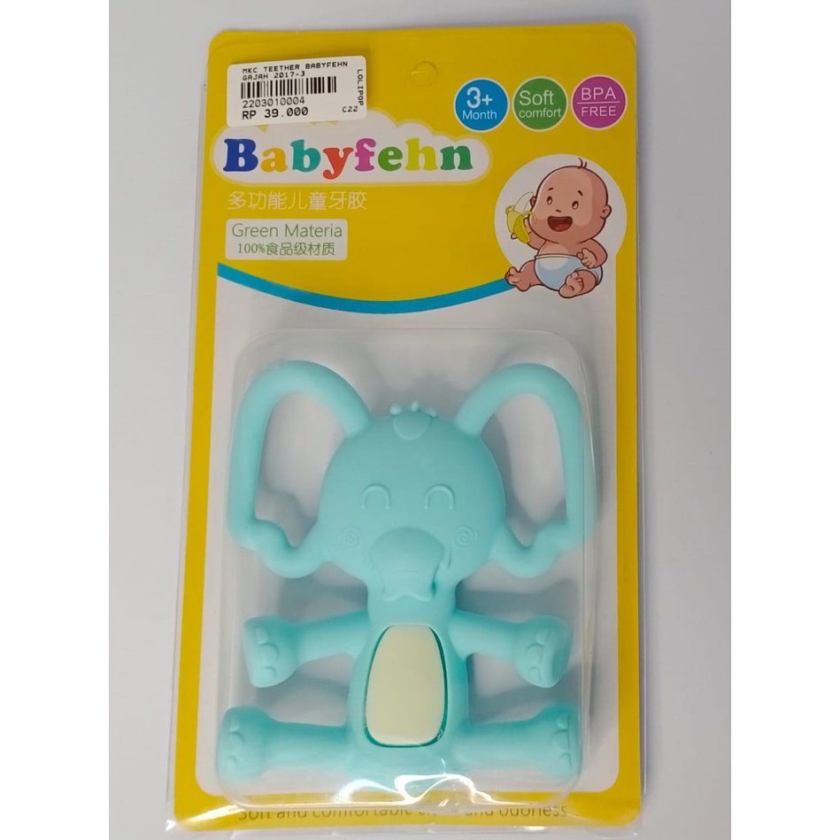 Teether/Gigitan Bayi Babyfhen Motif Elephan