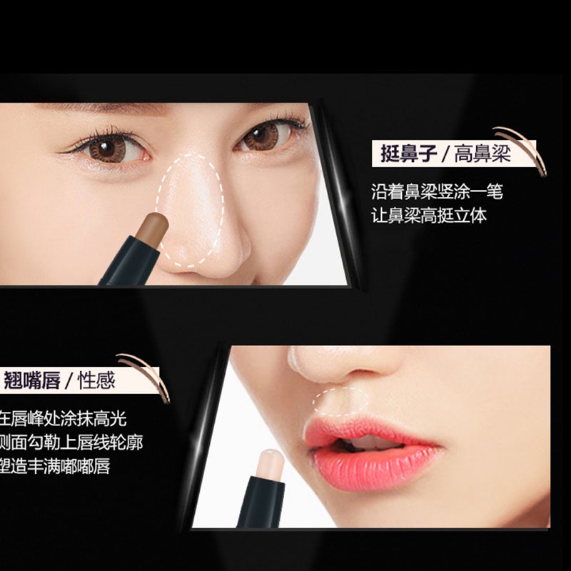 *COD*Stick 2-Head Light Shading Concealer / Contour Dua Sisi Untuk Mencerahkan Kulit