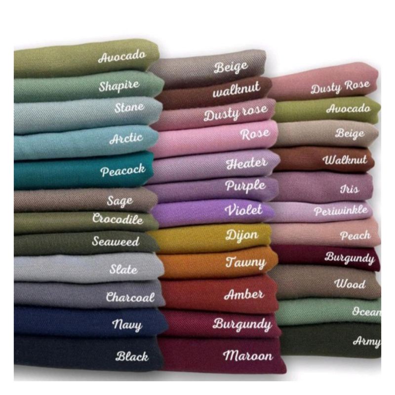 kain rayon twill polos UNIQLO