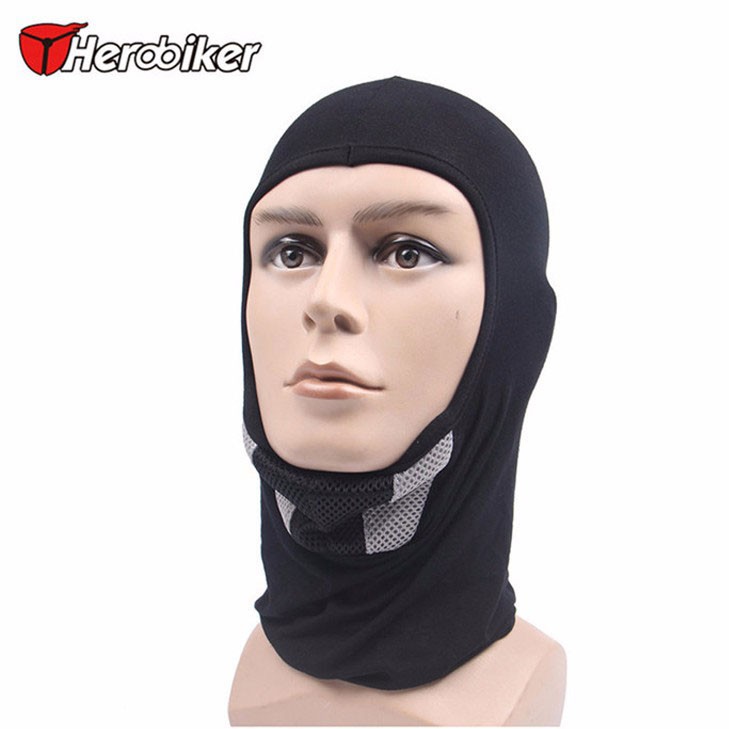 Masker Motor OMSEG4KY Full Face Ala Ninja - Black-Gray