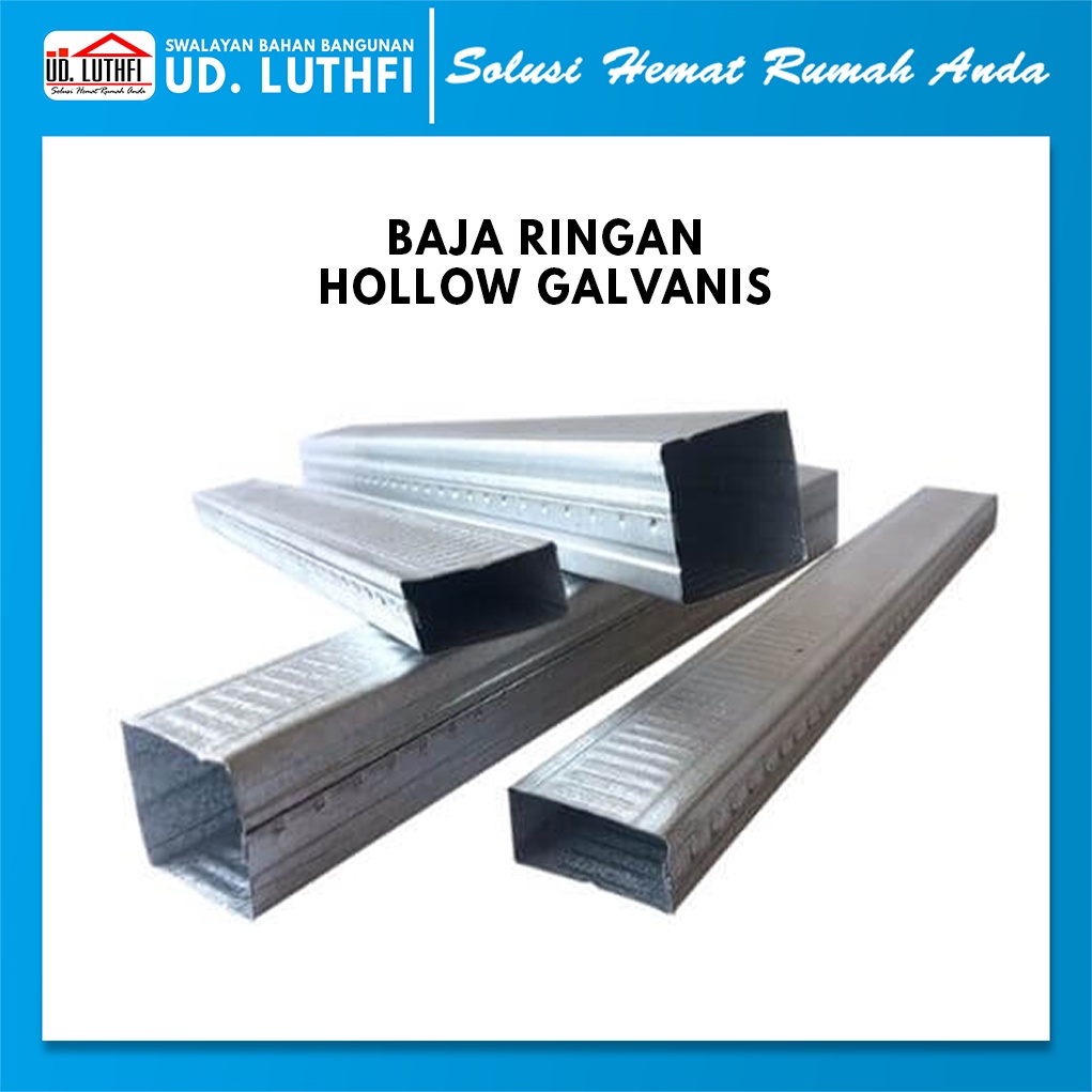 Hollow Galvanis 20x40 Merk BSS / Baja Ringan Hollow Panjang 4 Meter