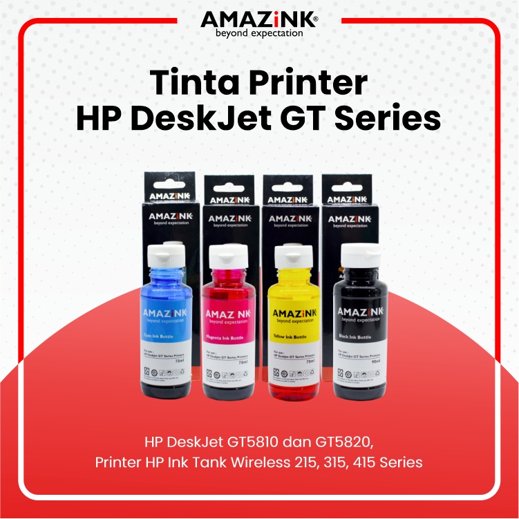 Jual AMAZiNK Tinta Printer HP DeskJet GT Series Indonesia|Shopee Indonesia