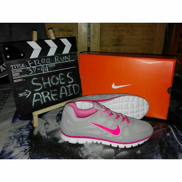 Nike Free Running 5.0 Grey-Pink+box