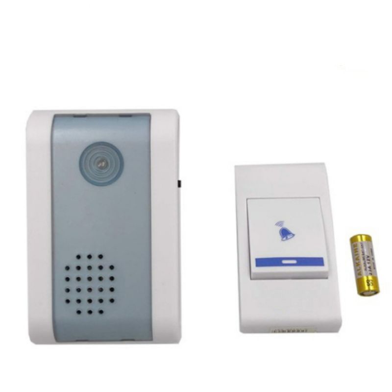 Bel Rumah Wireless Door Bell Waterproof Pintu 1 Receiver Bel Listrik