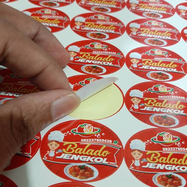 

Stiker label paket 1000 pcs