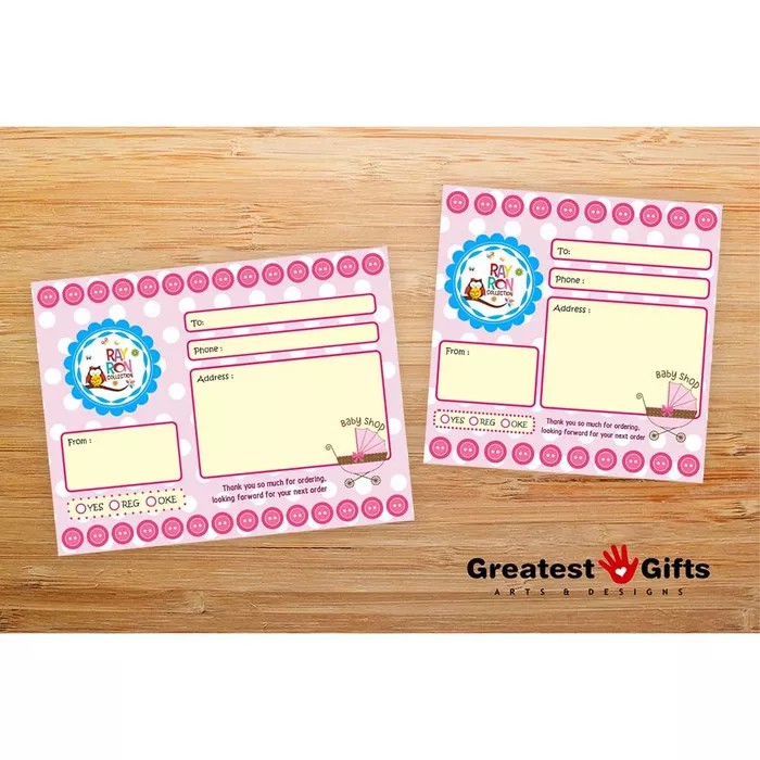 

Stiker Label CUSTOM Pengiriman Online Shop varian 13x10cm dan 10x10cm