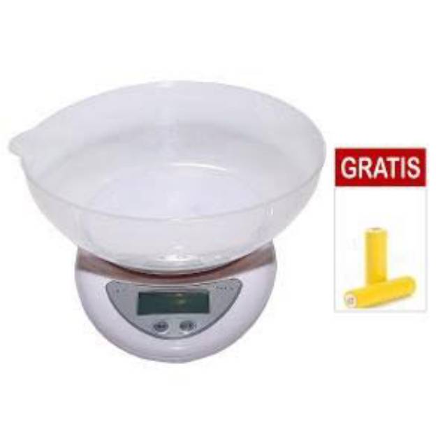 Timbangan Dapur Mangkok 5 kg Mangkuk Kitchen Scale Digital Bowl Daging JY