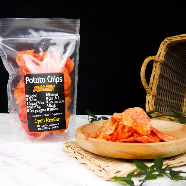 

Keripik kentang rasa balado, keripik kentang bumbu