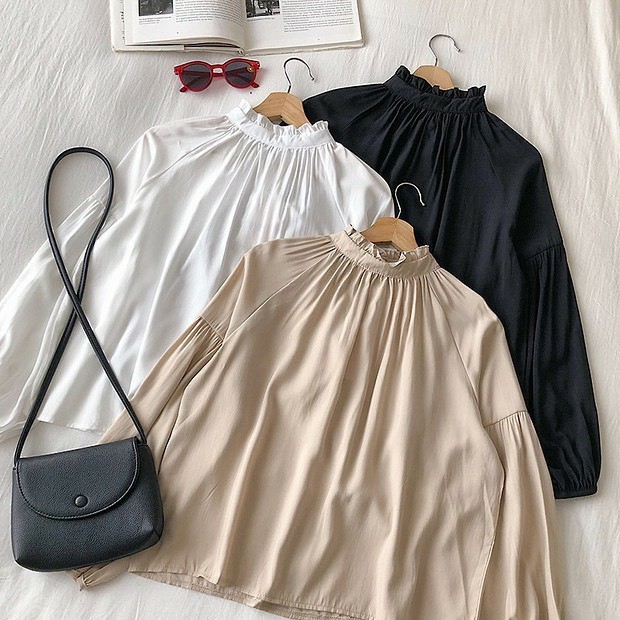 Atasan Muslim Wanita Cloy Top Blouse Pakaian Remaja Baju Murah Blus Kekinian