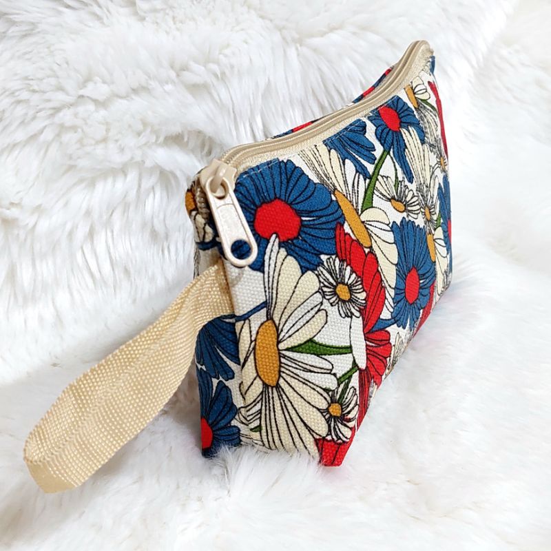 Pouch Kanvas Dompet Souvenir Tas Suvenir Motif Murah