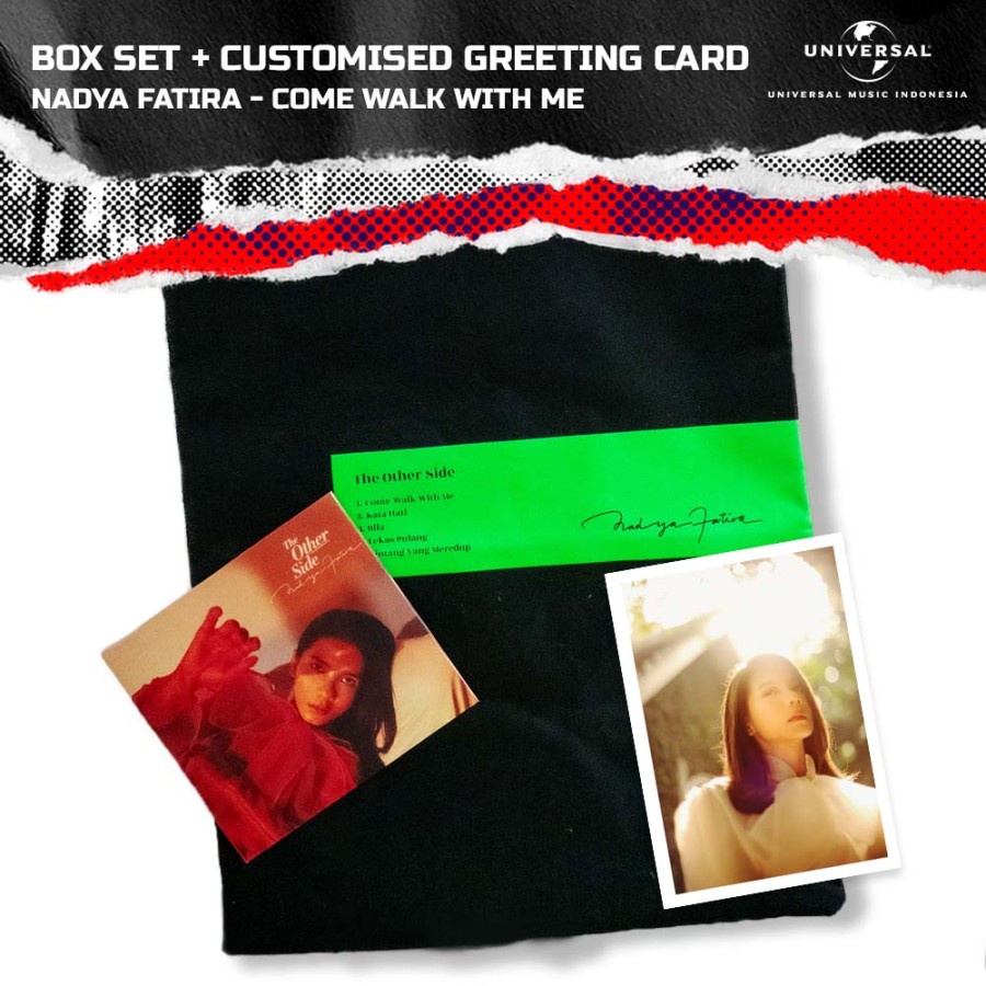 Universal Music Indonesia - Nadya Fatira &quot;Come Walk With Me&quot; Box Set + Customised Greeting Card