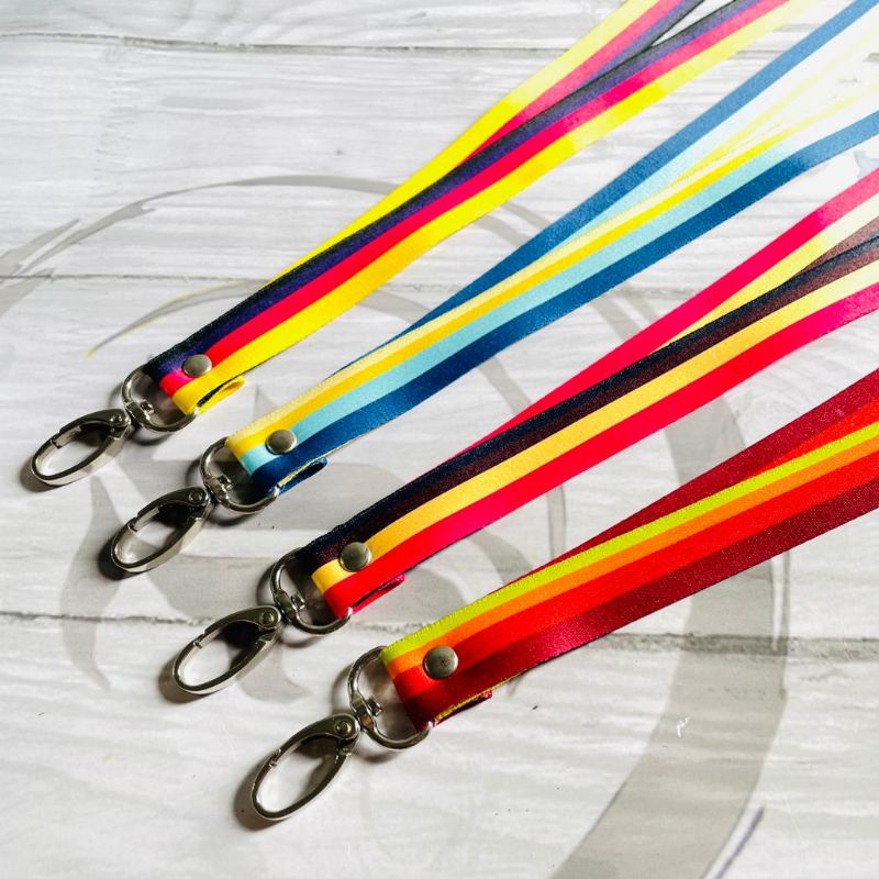

Lanyard Printing Gantungan ID Card Flat color full real pick