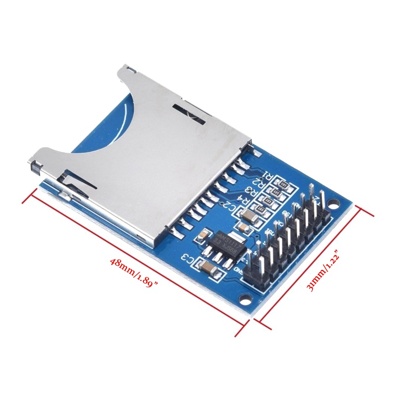 Btsg SPI Interface Single Chip Micro Komputer SD Card Modul Baca Dan Tulisan