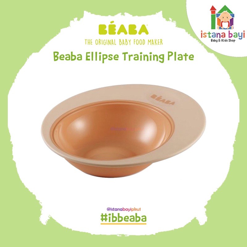 Beaba Training Plate Ellipse - Tempat Makan