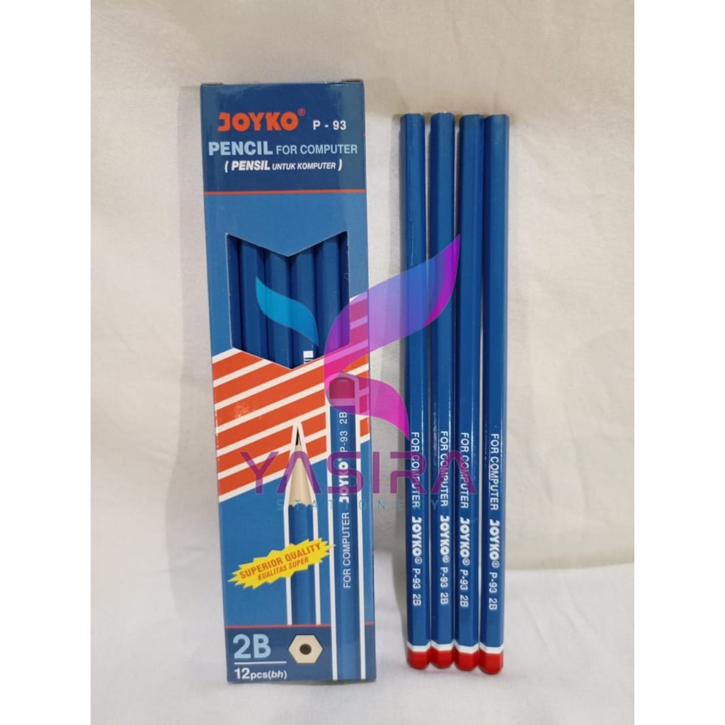 Jual 80 Gram Selusin 12 Pcs Pensil 2b Joyko P93 Pensil 2b Joyko P