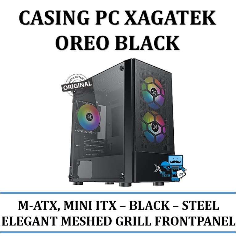 Casing PC Xagatek Oreo Black - M-ATX, MINI ATX