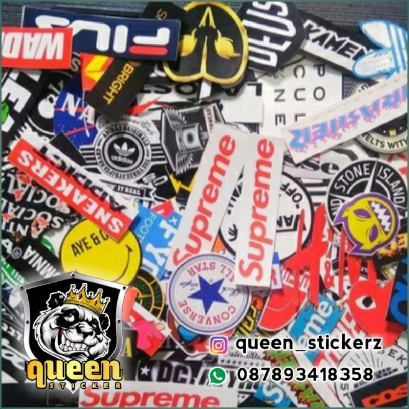 STICKER TEMPEL STICKER BRAND STICKER DISTRO