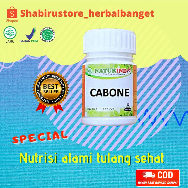 Obat Patah Tulang, Tulang Retak Cabone Naturindo