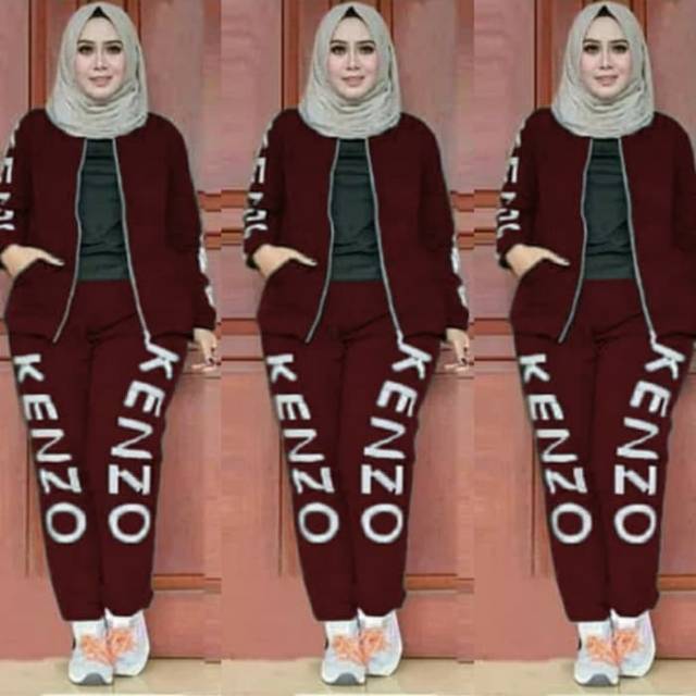 training set/stelan muslim wanita/stelan olahraga/baju muslim