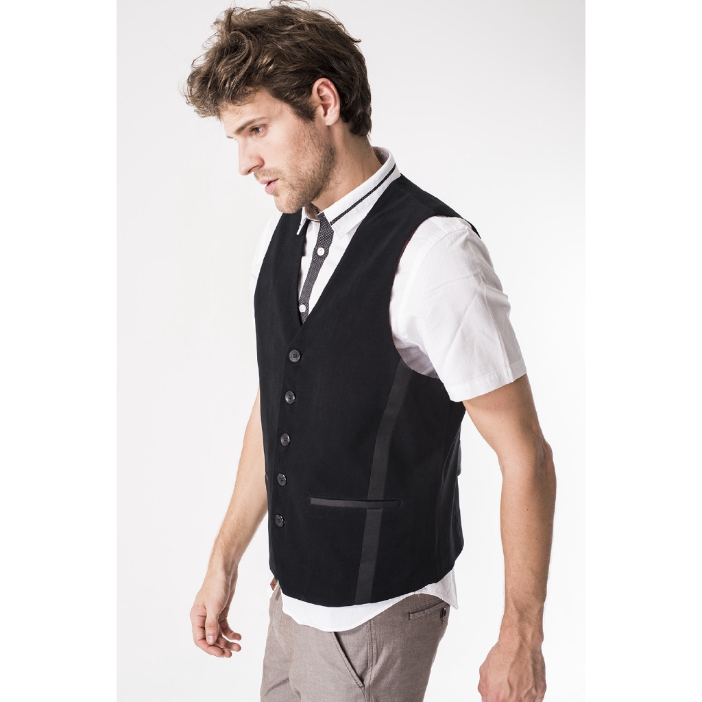 black vest
