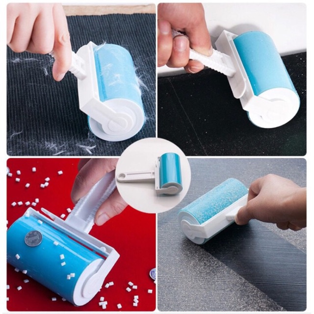 ☛TK☚ R517 Pet Roller Pembersih Bulu Washable Sticky Buddy Bright Lint Roler Rol Roll