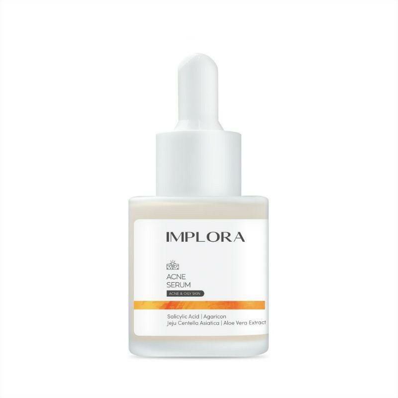 READY STOCK - IMPLORA SERUM FACE SERUM WAJAH ORIGINAL ACNE PEELING BRIGHTENING 24K GOLD HYDRATING SERUM