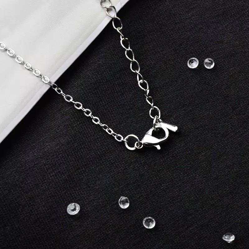 Kalung KPOP BTS Bangtan Boys Metal Letter Steel Necklace BTS