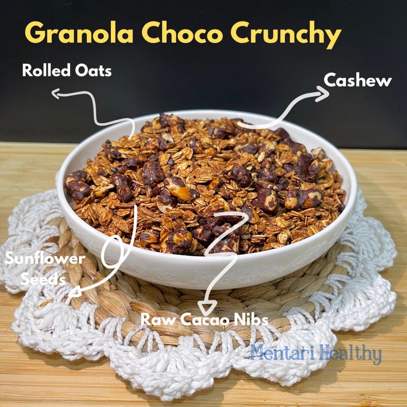 Granola Choco Crunchy Sachet 20gr / Granola Coklat 20gr (Kemasan Sachet)