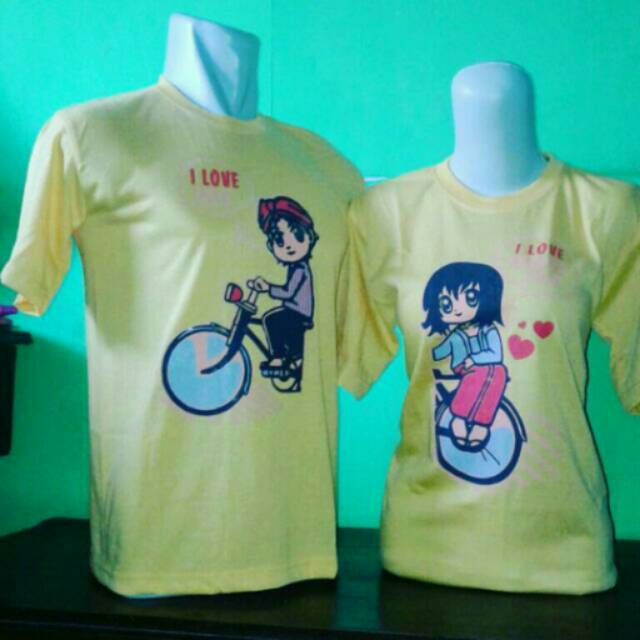 PROMO KAOS COUPLE LENGAN PENDEK/BAJU COUPLE